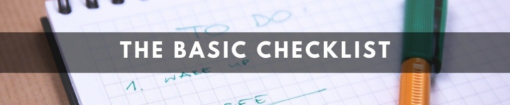 Basic Writing Checklist For Your Blog